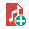 File Music Add Icon