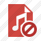 File Music Block Icon