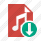 File Music Download Icon