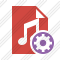 File Music Settings Icon