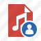 File Music User Icon