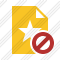 File Star Block Icon