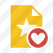 File Star Favorites Icon