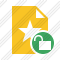 File Star Unlock Icon