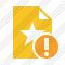 File Star Warning Icon