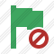 Flag Green Block Icon