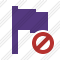 Flag Purple Block Icon