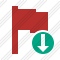 Flag Red Download Icon