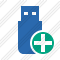 Flash Drive Add Icon