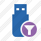 Flash Drive Filter Icon