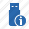 Flash Drive Information Icon