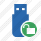 Flash Drive Unlock Icon