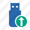 Flash Drive Upload Icon