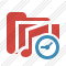 Folder Music Clock Icon