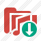 Folder Music Download Icon