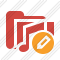 Folder Music Edit Icon