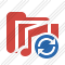 Folder Music Refresh Icon