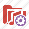 Folder Music Settings Icon