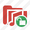 Folder Music Unlock Icon