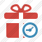 Gift Clock Icon