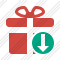 Gift Download Icon