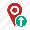 Map Pin Upload Icon
