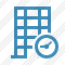 Office Building Clock Icon