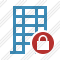 Office Building Lock Icon