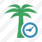 Palmtree Clock Icon