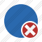 Point Blue Cancel Icon