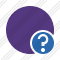 Point Purple Help Icon