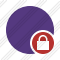 Point Purple Lock Icon