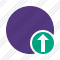 Point Purple Upload Icon