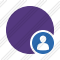 Point Purple User Icon