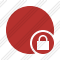 Point Red Lock Icon