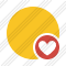 Point Yellow Favorites Icon