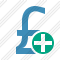 Pound Add Icon