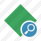 Rhombus Green Search Icon