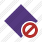 Rhombus Purple Block Icon