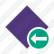 Rhombus Purple Previous Icon