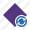 Rhombus Purple Refresh Icon