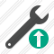 Spanner Upload Icon