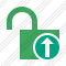 Unlock Upload Icon