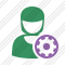 User Woman Settings Icon