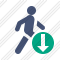 Walking Download Icon