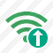 Wi Fi Green Upload Icon