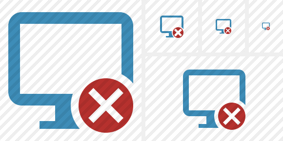 Monitor Cancel Icon