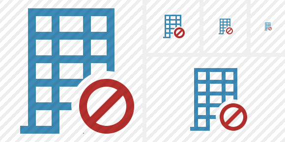 Office Building Block Icon