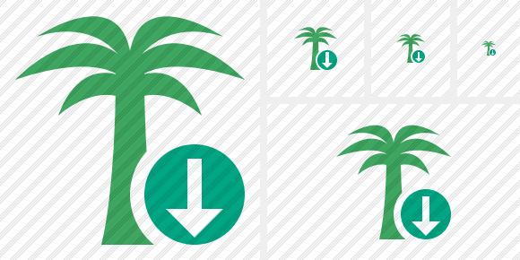 Palmtree Download Icon