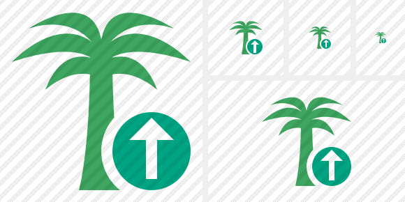 Palmtree Upload Icon